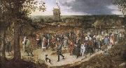 Pieter Bruegel Wedding team oil
